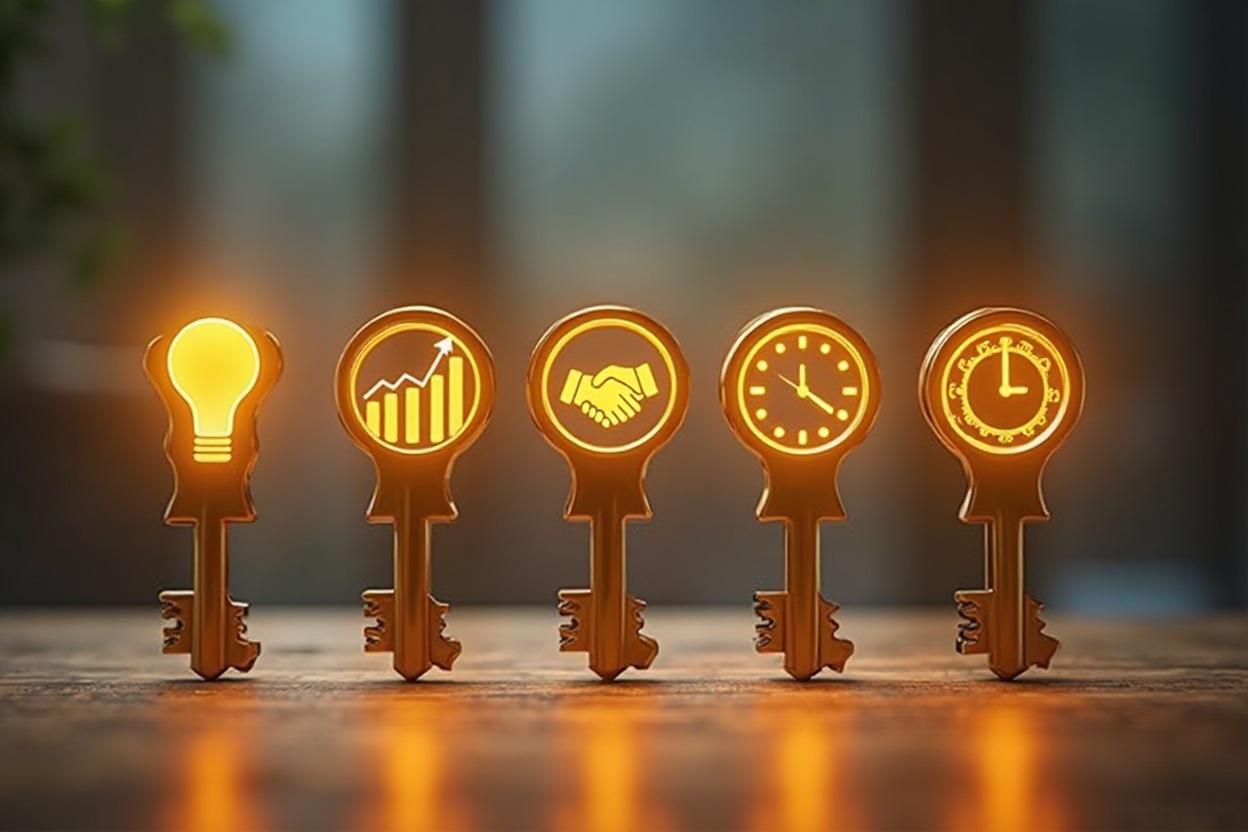 پنج کلید موفقیت در راه‌اندازی کسب‌وکار